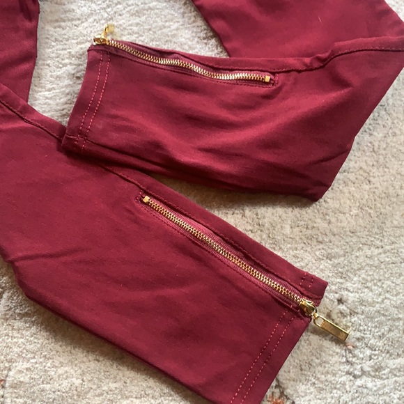 Pull on pants l/xl, dark red - Picture 4 of 4